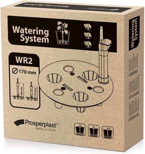 Sistema de riego para macetas redondas ROUND WR2 con indicador de nivel