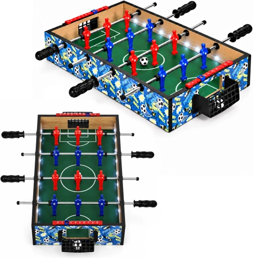 Futbolín infantil ECOTOYS con iluminación LED 50,5 × 30,5 cm