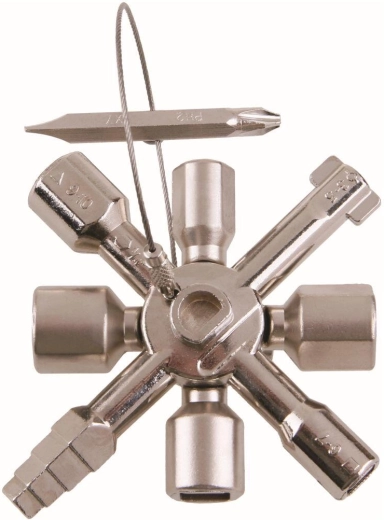 Llave universal para armarios de distribución con punta (bit) UNIKEY DB1