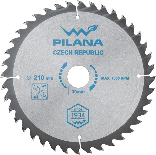 Disco de sierra PILANA SK 5255 WZ 210 mm, 40 dientes