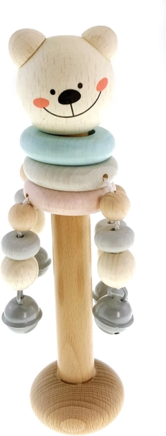 Sonajero Hess osito con cascabeles