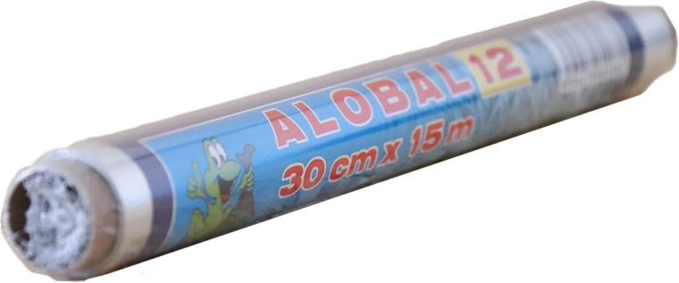 Papel de aluminio 15 m x 30 cm, 12 µ