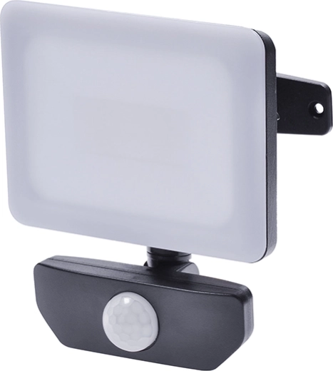 Proyector LED Solight Quick con sensor de movimiento 10 W, 850 lm, 4000 K, IP44, negro