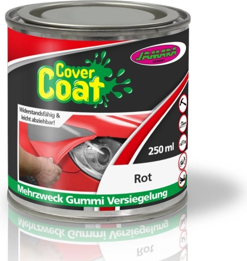 Cover Coat goma líquida roja 250 ml (lata)