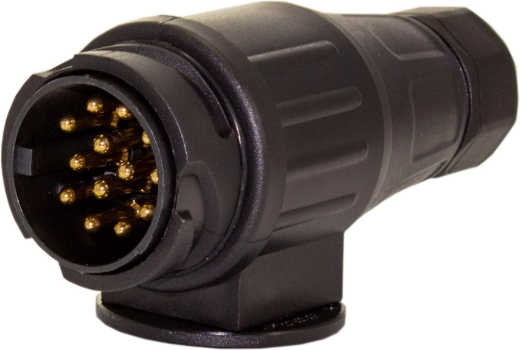 Enchufe de 13 polos para conector de remolque de 12 V