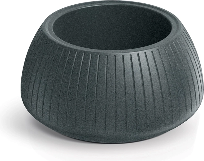 Maceta Coro Bowl 40 cm grafito