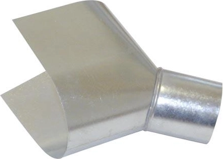 Cazoleta sumidero galvanizada para canalón 100 mm