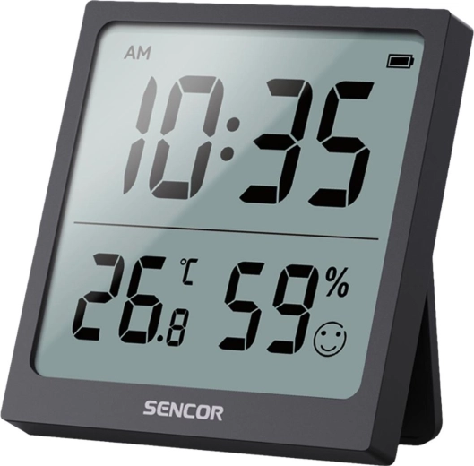 Termómetro digital con reloj Sencor SWS 1400