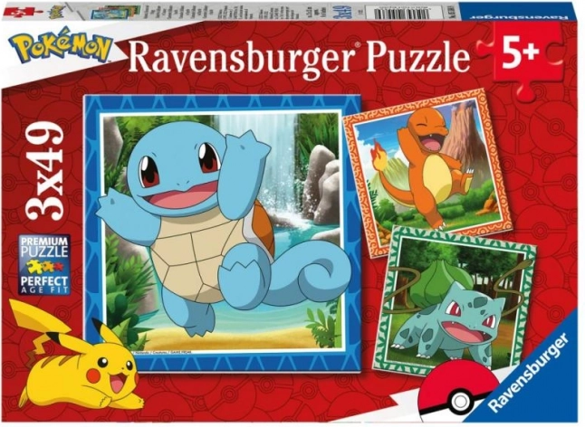 Puzzle Ravensburger Pokémon 3x49 piezas