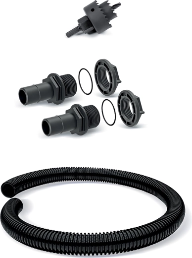 Kit de accesorios para conectar barriles de agua de lluvia ICANSET 8 (4 piezas)