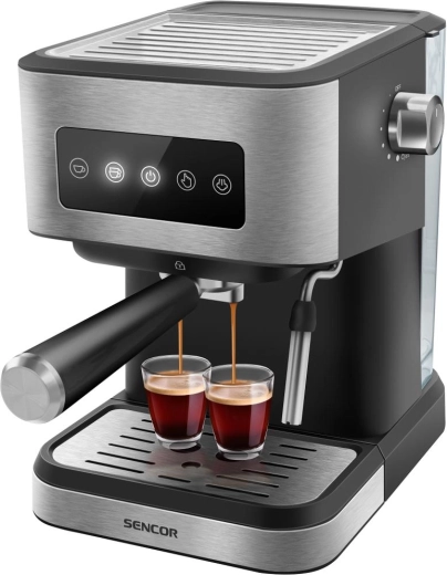 Cafetera espresso de brazo Sencor SES 4020SS para espresso y capuchino