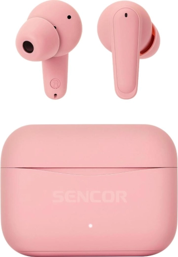 Auriculares inalámbricos Sencor SEP Grim Rose ANC TWS