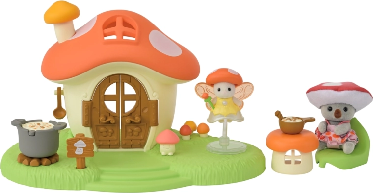 Casita de setas de cuento Sylvanian Families