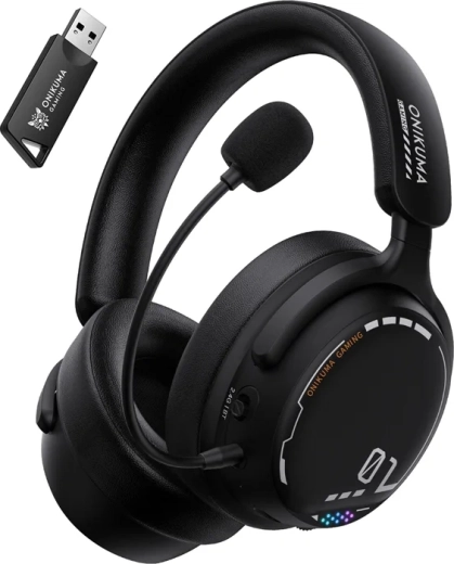 Auriculares gaming inalámbricos Onikuma GT886 negros