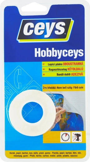 Cinta adhesiva de doble cara 15 mm × 2 m HOBBYCEYS