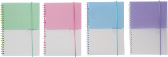Cuaderno rayado 14,8 × 21 cm, bicolor
