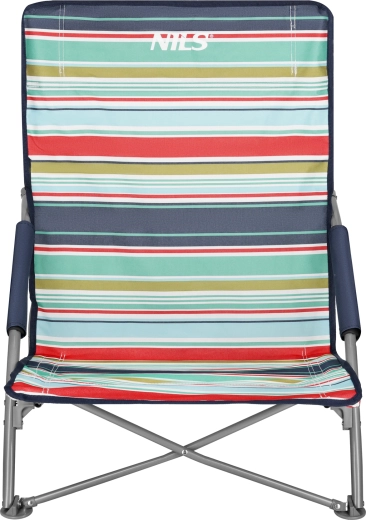Silla de playa plegable NILS Camp roja/azul