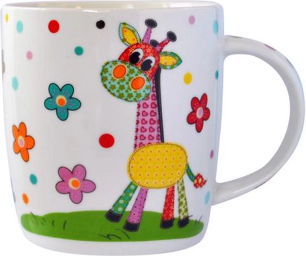 Taza de cerámica con jirafa 350 ml