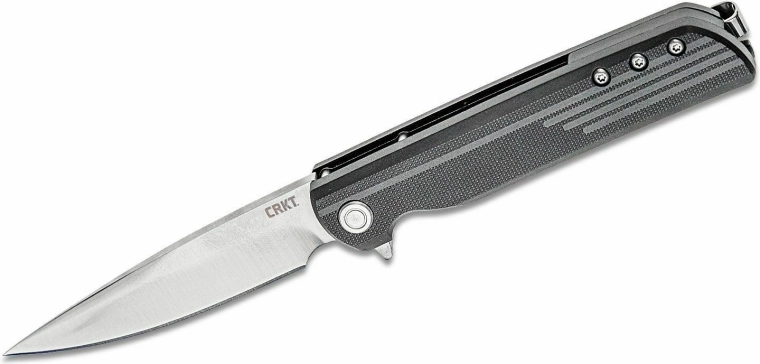 CRKT LCK+ Black cuchillo de bolsillo con apertura asistida 8,4 cm