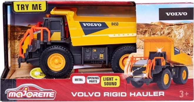 Majorette Grand camión volquete de construcción VOLVO R45D 20 cm con luces y sonidos