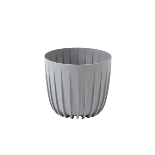 Maceta baja Mira 130 gris