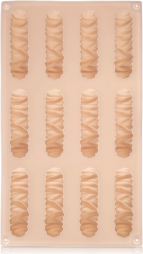Molde de silicona para galletas y bombones, beige 29 × 17 × 1,8 cm