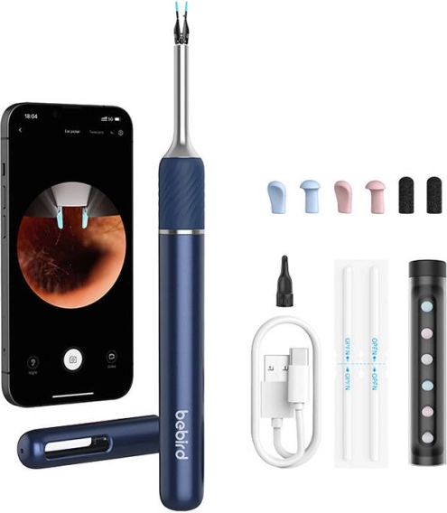 Otoscopio inteligente con cámara BEBIRD Note 5 azul