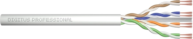 Cable patch categoría 6A U/UTP 100 m LS0H – gris