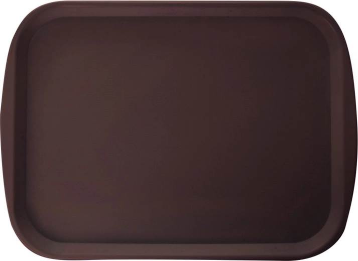 Bandeja de servir de plástico UH marrón 44 × 31,5 cm