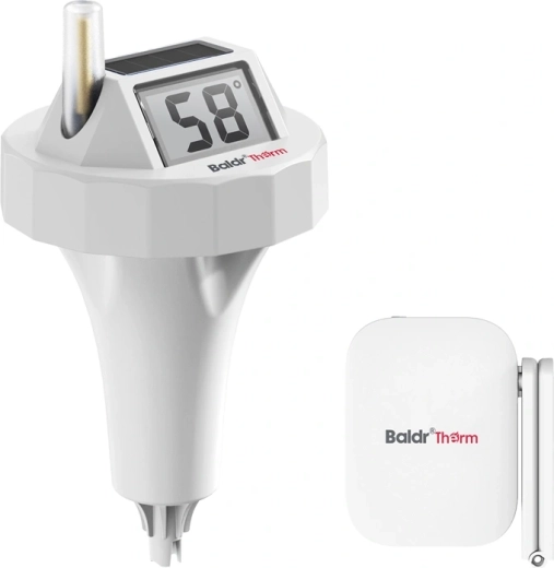 Termómetro para piscina Baldrtherm wi‑fi con sensor y hub