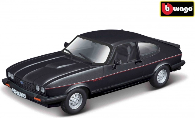 Bburago Ford Capri 1600 GT negro 1:24