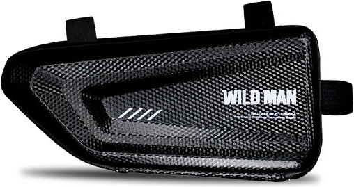 Bolsa de cuadro para bicicleta WildMan 1,5 l negra