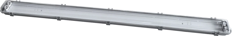 Luminaria de techo estanca al polvo Solight para 2 tubos LED T8 de 120 cm