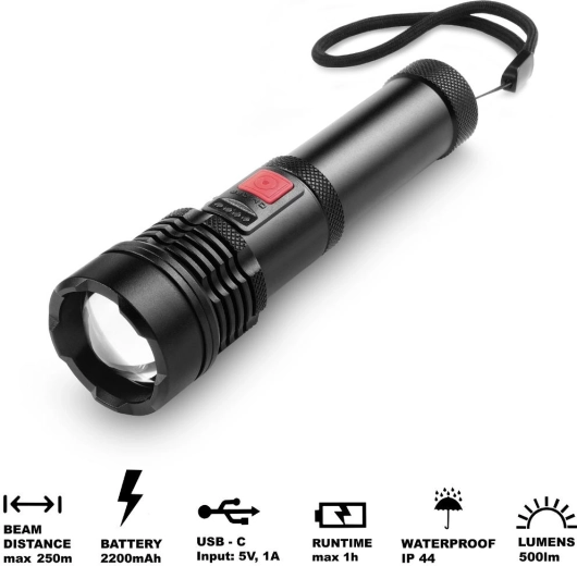 Linterna recargable Retlux