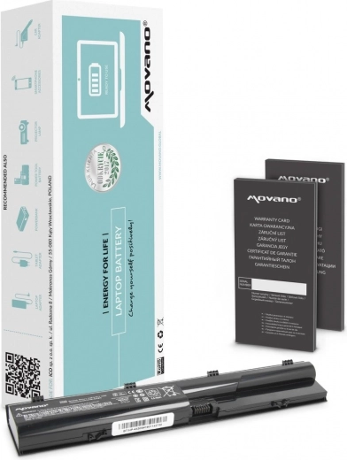 Batería PR06 para HP ProBook 4330s, 4530s, 4535s y 4540s (4400 mAh / 48 Wh) Movano