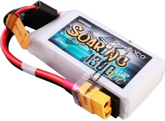 Batería LiPo Gens Ace G-Tech Soaring 1300 mAh 11.1 V 3S 30C con conector XT60