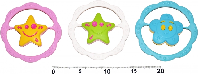 Sonajero con aro y estrellita MaaMaa