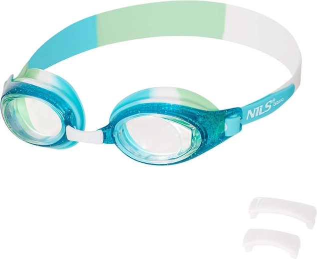Gafas de natación infantiles NILS Aqua Junior con Anti‑Fog y protección UV