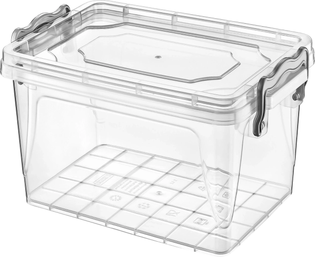 Contenedor rectangular de plástico Maxi Multi Box 7,8 l con tapa