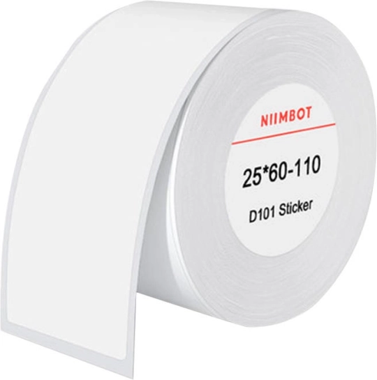 Etiquetas térmicas Niimbot 25x60 mm blancas