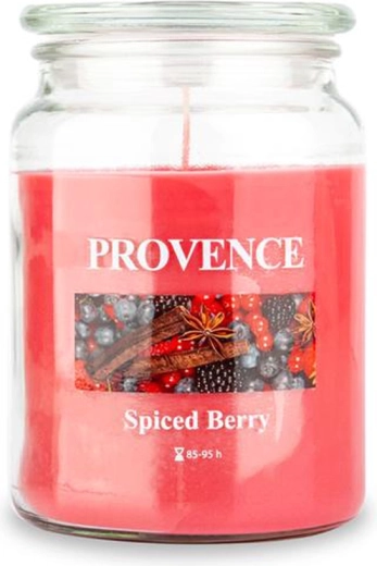 Vela aromática en vidrio PROVENCE spiced berry 95 horas