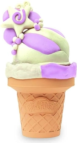 Play-Doh plastilina como helado