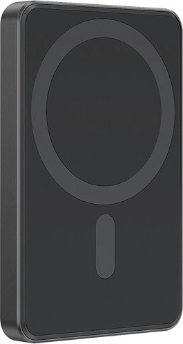 Powerbank magnética inalámbrica 5000 mAh 15 W negra