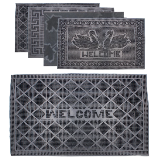 Alfombra de goma antideslizante 40 × 60 cm con drenaje