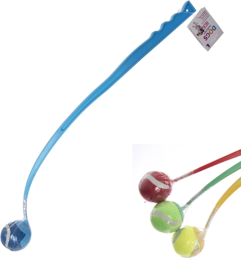 Juguete para perro – lanzador de plástico 68 cm (mix de colores)