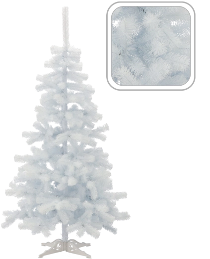 Abeto navideño artificial blanco 180 cm