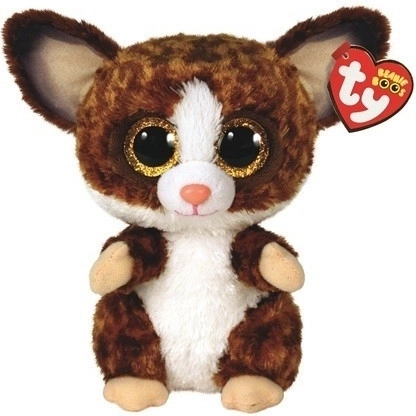 Galago Binky de peluche marrón 24 cm