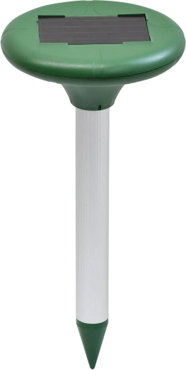 Repelente solar para topos y roedores, redondo 15 × 31 cm