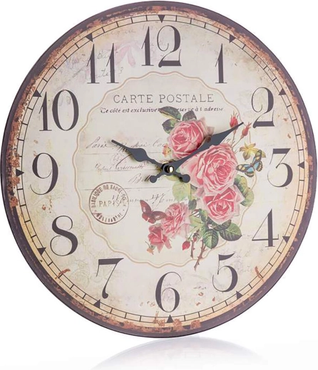 Reloj de pared Carte Postale 34 cm