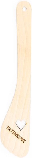 Espátula de madera TORO 30 cm con corazón